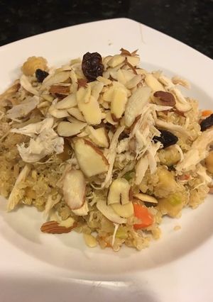 Una foto de Quinoa como el arroz honda árabe