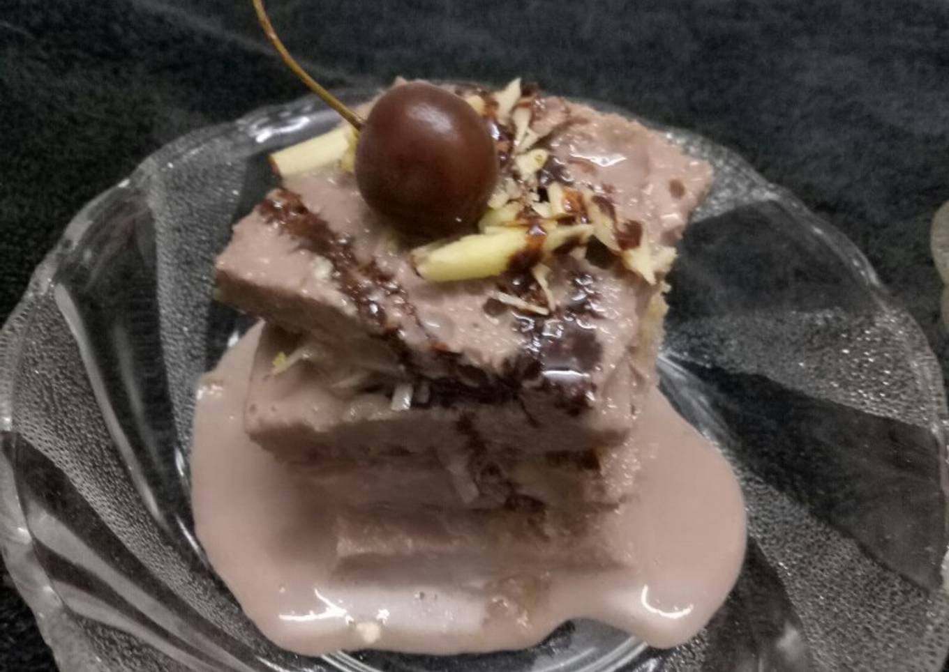 Choco coconut pudding