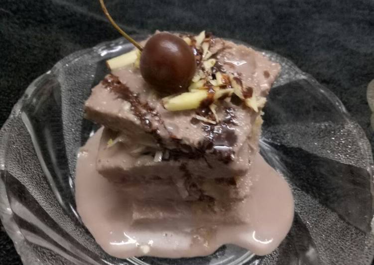 Simple Way to Prepare Quick Choco coconut pudding