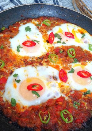 A picture of Shakshuka.