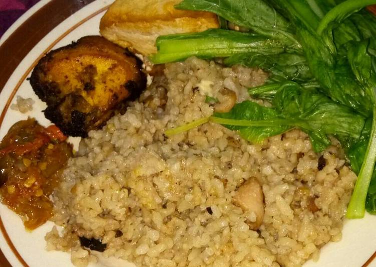 Nasi Liwet Cumi Telur Rice Cooker