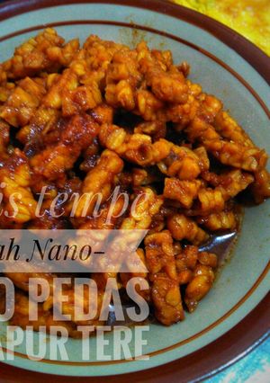 Foto resep Tumis tempe basah Nano-nano+pedas