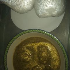 A picture of Fresh Okro soup.