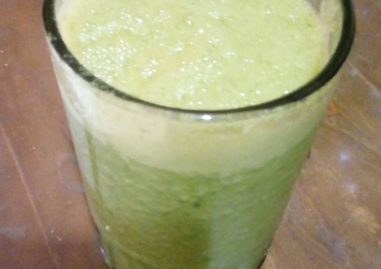 Cara Gampang Menyiapkan Green healthy juice, Lezat