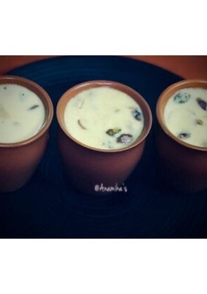 A picture of Tender Coconut Kheer or Elaneer Payasam.