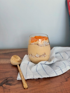 Una foto de Carlota de mango de desayuno