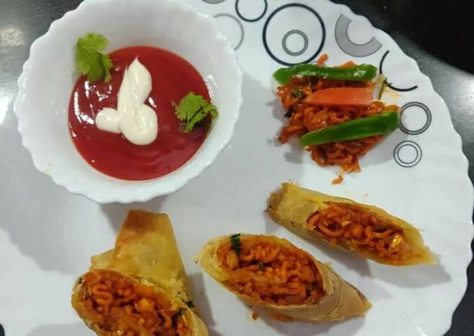 Recipe: Tasty Veg spring rolls
