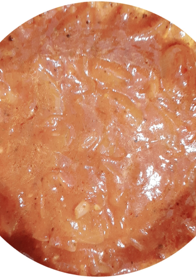 Una foto de Salsa para pizza