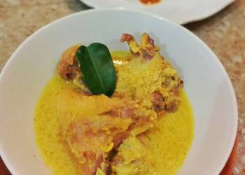 Siap Saji Opor Ayam simple Ala Warung