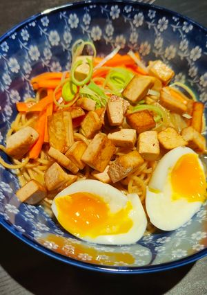 Une photo de Ramen au tofu