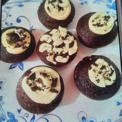 Chocolate cup cakes A picture of Chocolate cup cakes.