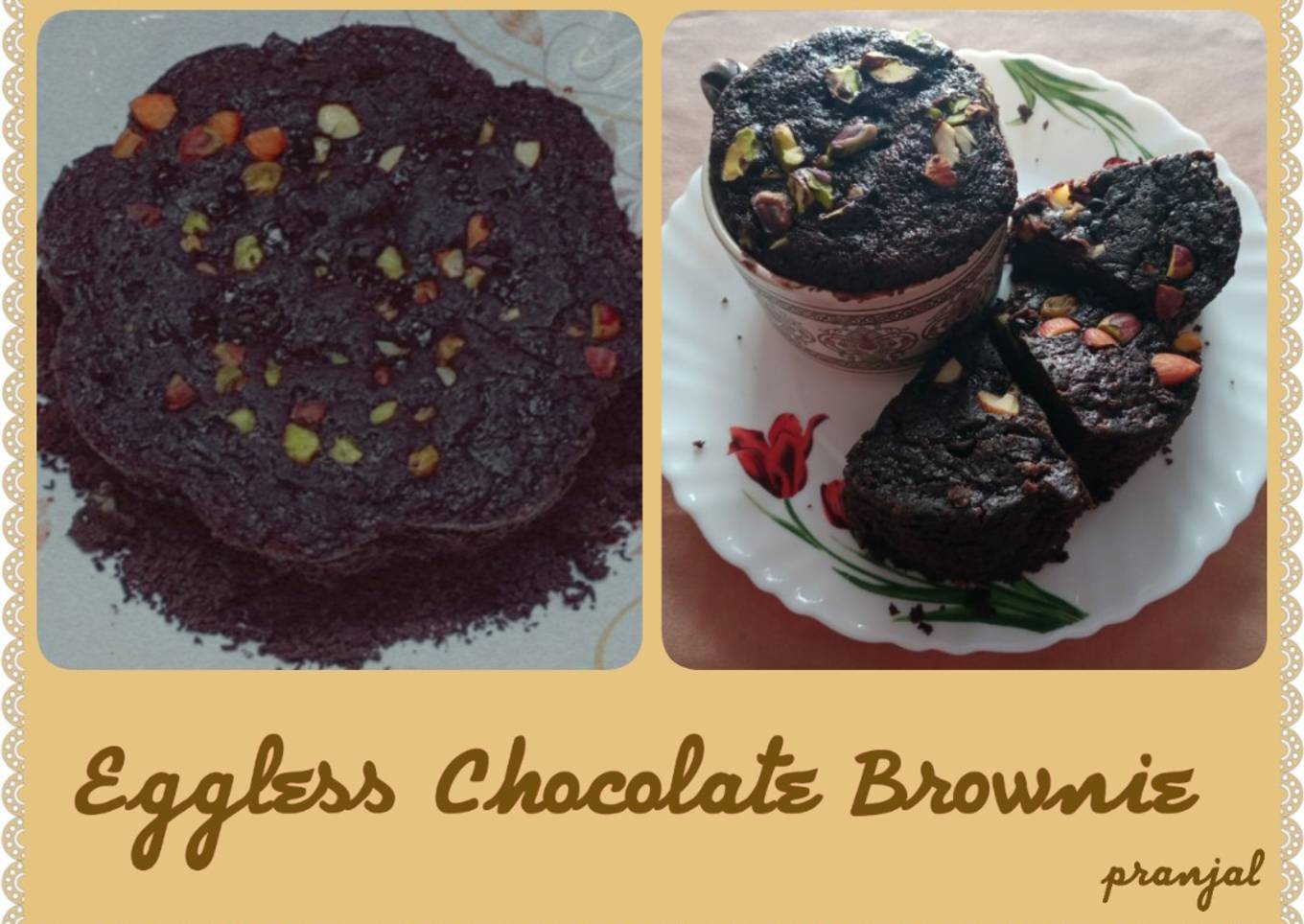 Eggless Chocolate Brownie