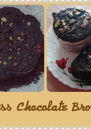 A picture of Eggless Chocolate Brownie.