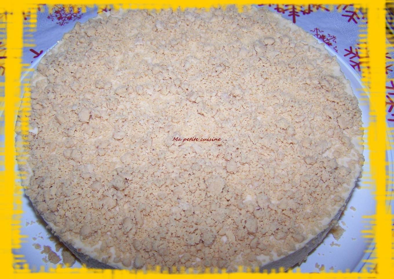 Mousse au turron façon bavarois