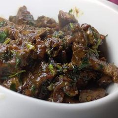 A picture of Wet fry liver recipe.