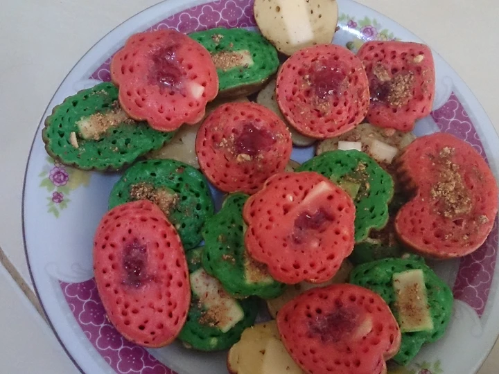 Cara Sederhana Membikin Resep  Kue Cubit Pelangi yang Sempurna, Enak