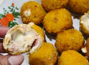 Foto resep Chicken Cordon Bleu Bites