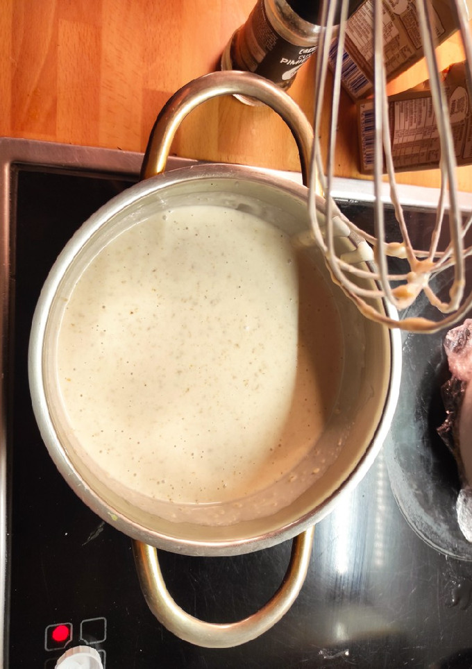 Una foto de Bechamel saludable de avena