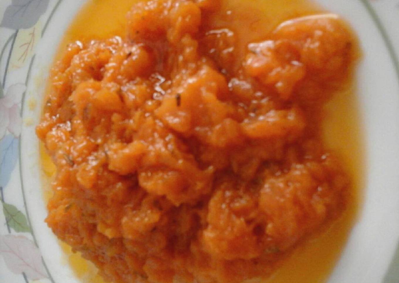 Calabaza frita