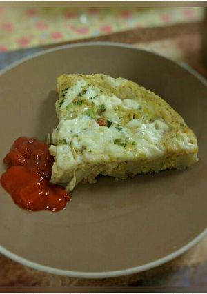 Foto resep Fritata Praktis dengan Teflon