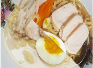 Foto resep Mie Ramen 2 varian homemade (with beef broth & cheese beef broth)