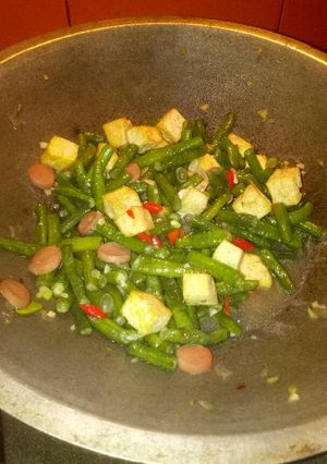 Foto resep Tumis kacang panjang