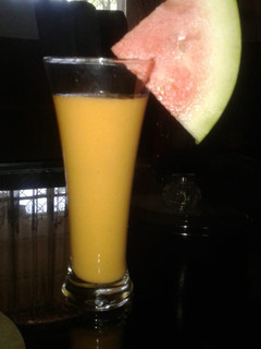 A picture of Avocado and melon smoothie.