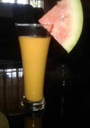 A picture of Avocado and melon smoothie.