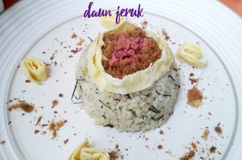 Resep Nasi Gurih Mentega Daun Jeruk, Lezat