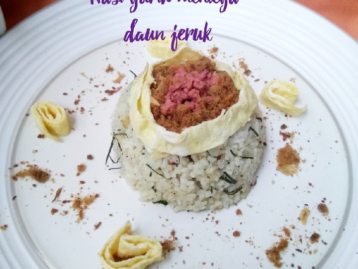 Resep Nasi Gurih Mentega Daun Jeruk, Lezat