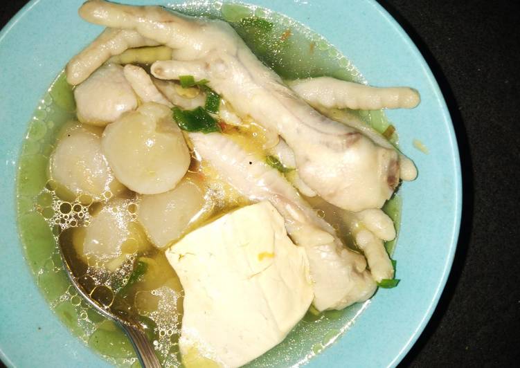 Cara Gampang Membuat Baso aci kuah, Bisa Manjain Lidah