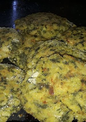 Una foto de Torrejas de arroz y acelga apta para celíacos