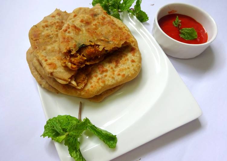 Soya Chunk Paratha