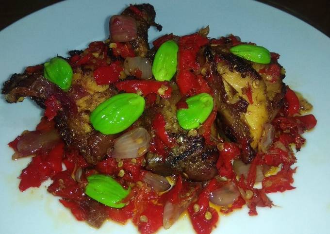 Ayam Kalasan Sambal Petai Nampol