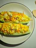 Cucumber Boat Salad