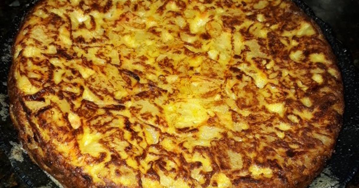 Tortilla de papa, con zanahoria rallada Receta de Legals Cookpad