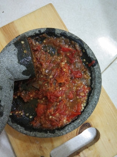 Foto resep Sambel terasi padeh bana (masakan rumahan)