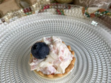 Tartaleta de queso crema y salmón ahumado