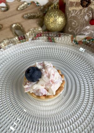 Una foto de Tartaleta de queso crema y salmón ahumado