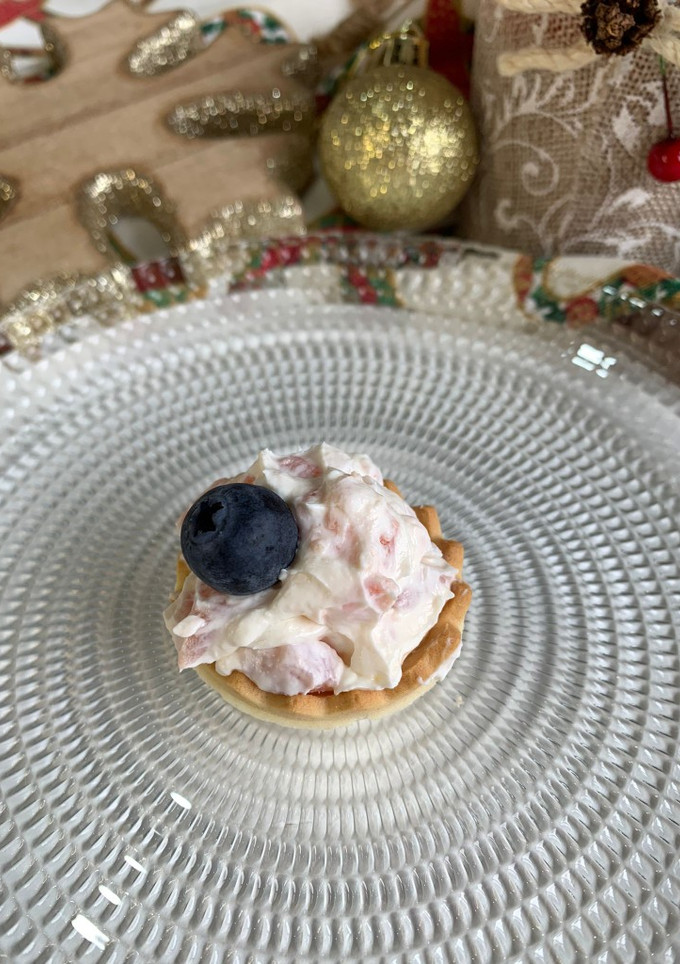 Una foto de Tartaleta de queso crema y salmón ahumado