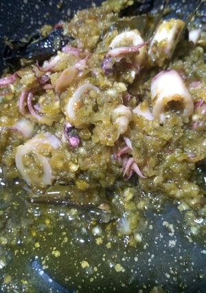 Foto resep Cumi Asin Sambel Ijo