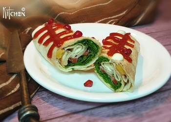 How to Prepare Perfect Khubz jarjeer salad rolls