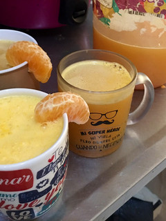 Una foto de Jugo de mandarina sorpresa