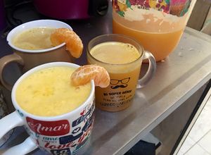 Una foto de Jugo de mandarina sorpresa