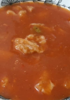 A picture of Chicken Manchurain.