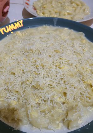 Foto resep Stup Makaroni Sosis Telor Sederhana