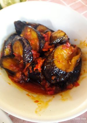 Foto resep 17. Sambal Terong Ungu