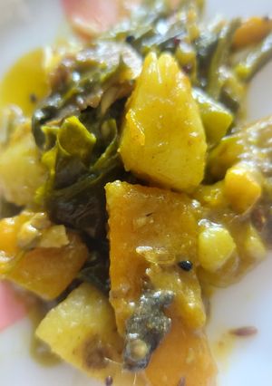 পুঁই শাকের তরকারি (pui sager tarkari recipe in Bengali) রেসিপির প্রধান ছবি