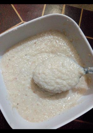 A picture of Fonio (Acha) Pudding.