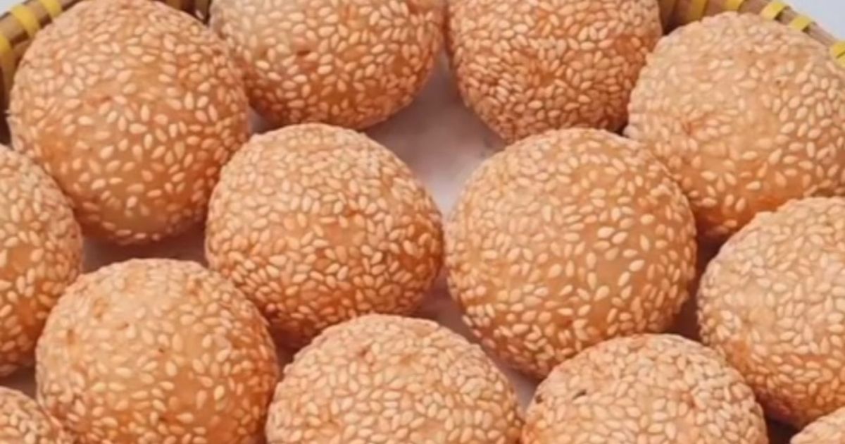Onde-onde isi Kacang Hijau Kupas Kulit